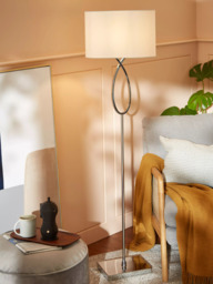 John Lewis Tom Floor Lamp, Chrome - thumbnail 2