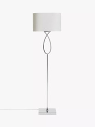 John Lewis Tom Floor Lamp, Chrome - thumbnail 3