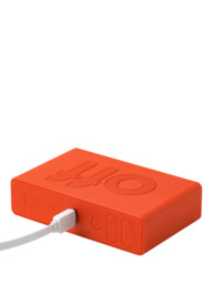Lexon Flip Classic LCD Digital Alarm Clock, Orange - thumbnail 3