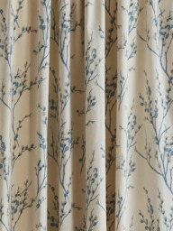 Laura Ashley Pussy Willow Pair Lined Pencil Pleat Curtains - thumbnail 2