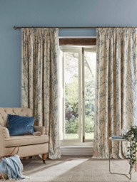 Laura Ashley Pussy Willow Pair Lined Pencil Pleat Curtains - thumbnail 1