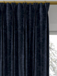 Sanderson Lymington Damask Made to Measure Curtains or Roman Blind, Indigo - thumbnail 6