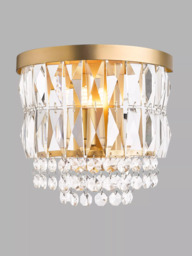Laura Ashley Rhosill Wall Light, Matt Antique Brass - thumbnail 1