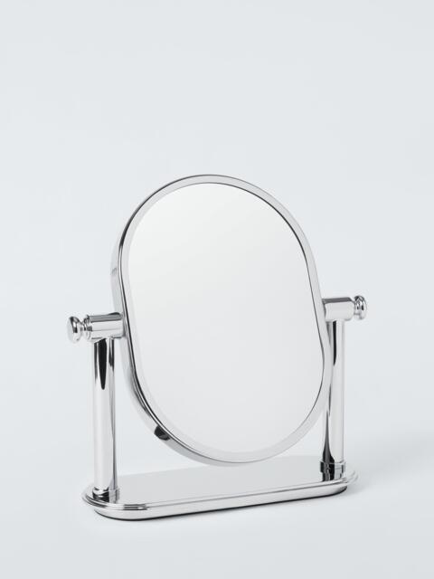 John Lewis Heritage Freestanding Oval Mirror, Chrome - image 1
