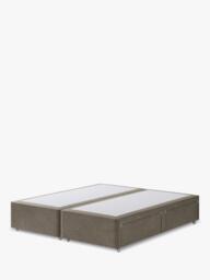 Hypnos Non-Sprung Upholstered 4 Drawer Divan Base, Super King Size