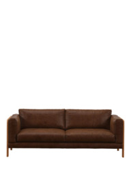 John Lewis Nest Grand 4 Seater Leather Sofa, Light Leg - thumbnail 5