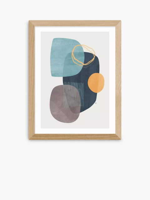EAST END PRINTS Tracie Andrews 'Cyra' Abstract Framed Print
