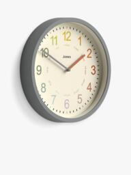 Jones Clocks Kids' Analogue Wall Clock, 25cm - thumbnail 2