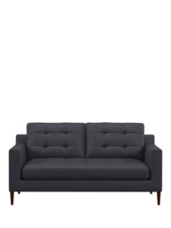 John Lewis Draper II Medium 2 Seater Leather Sofa, Dark Leg - thumbnail 5