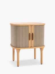 John Lewis Velo Bedside Table, Natural Oak