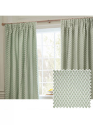 Sanderson Hutton Pair Lined Pencil Pleat Curtains - thumbnail 2