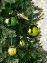 John Lewis The Curator Marble Bauble, Green - thumbnail 3