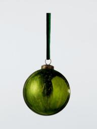 John Lewis The Curator Marble Bauble, Green - thumbnail 1