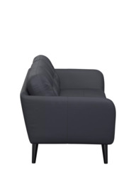 John Lewis Arlo Large 3 Seater Leather Sofa, Dark Leg - thumbnail 3