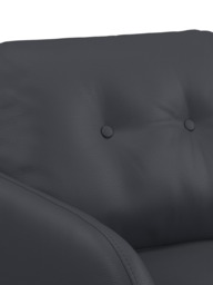 John Lewis Arlo Large 3 Seater Leather Sofa, Dark Leg - thumbnail 6