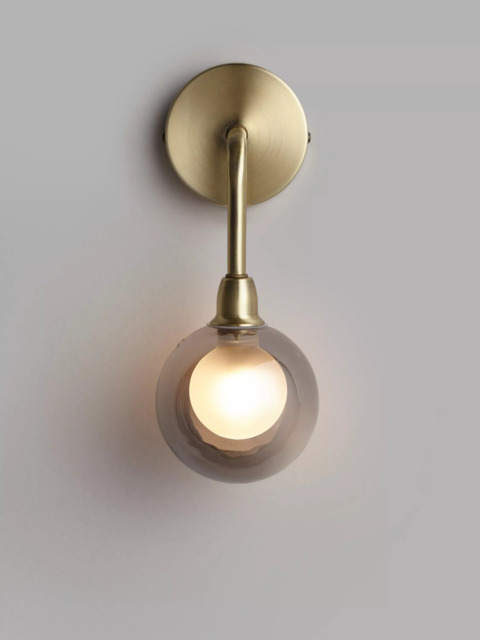 John Lewis Huxley Wall Light, Antique Brass - image 1