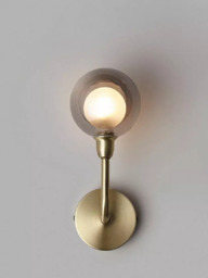 John Lewis Huxley Wall Light, Antique Brass - thumbnail 5