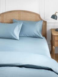 John Lewis Egyptian Cotton Sateen 600 Thread Count Deep Fitted Sheet - thumbnail 2