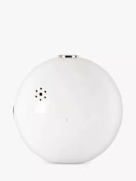 Acctim Elana Non-Ticking Sweep Analogue Alarm Clock, White - thumbnail 3