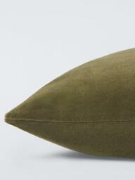 John Lewis Cotton Velvet Cushion - thumbnail 3