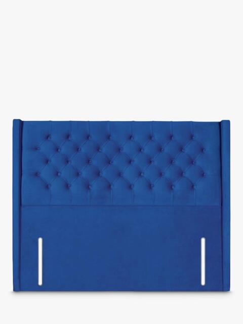 John Lewis Margot Winged Full Depth Upholstered Headboard, Super King Size - image 1
