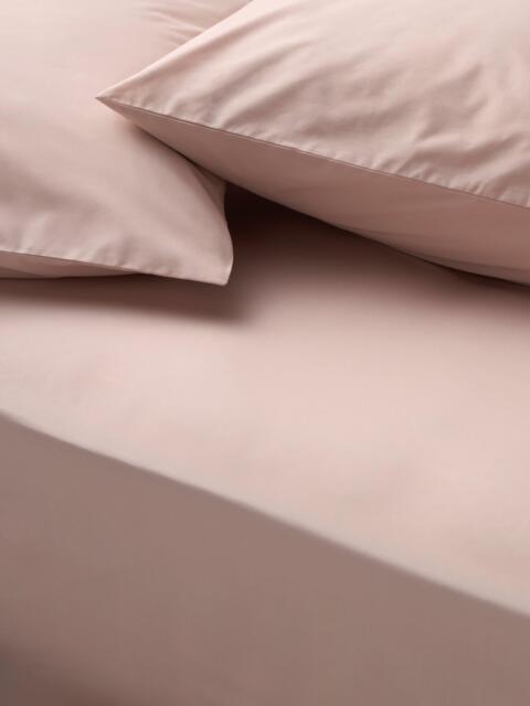 John Lewis Egyptian Cotton Percale Easy Care 260 Thread Count Fitted Sheet - image 1