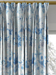 Morris & Co. Strawberry Thief Made to Measure Curtains or Roman Blind, Woad - thumbnail 6
