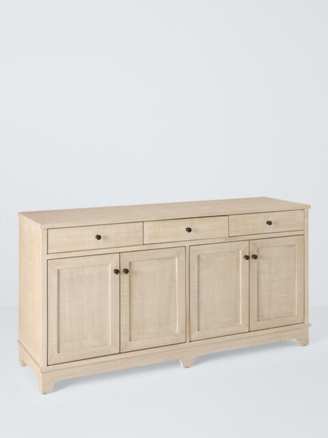 John Lewis Lynton 3 Drawer, 4 Door Sideboard, Natural - image 1