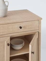 John Lewis Lynton 3 Drawer, 4 Door Sideboard, Natural - thumbnail 4
