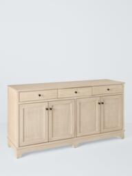 John Lewis Lynton 3 Drawer, 4 Door Sideboard, Natural - thumbnail 1