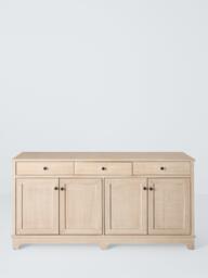 John Lewis Lynton 3 Drawer, 4 Door Sideboard, Natural - thumbnail 3