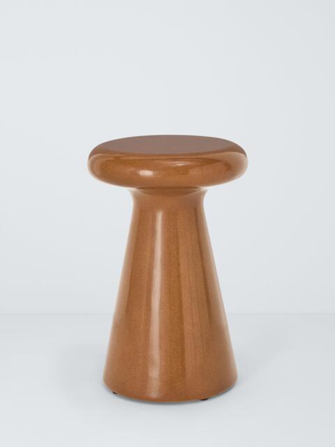 John Lewis Glaze Round Garden Side Table, 30cm, Green - image 1