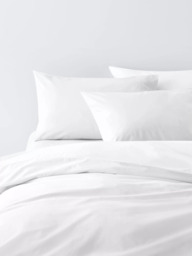 John Lewis Crisp & Fresh Cotton Rich Fitted Sheet - thumbnail 1