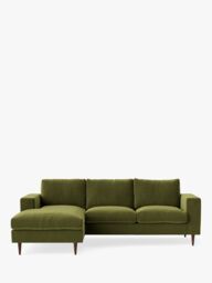 Swoon Evesham Grand 4 Seater LHF Chaise End Sofa, Dark Leg