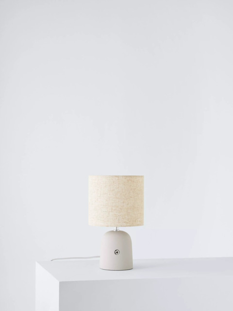 John Lewis Meryl Concrete Switch Table Lamp, Grey