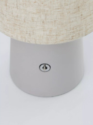 John Lewis Meryl Concrete Switch Table Lamp, Grey - thumbnail 6