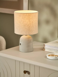 John Lewis Meryl Concrete Switch Table Lamp, Grey - thumbnail 2