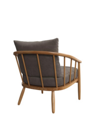 John Lewis Frome Leather Armchair, Light Leg - thumbnail 4