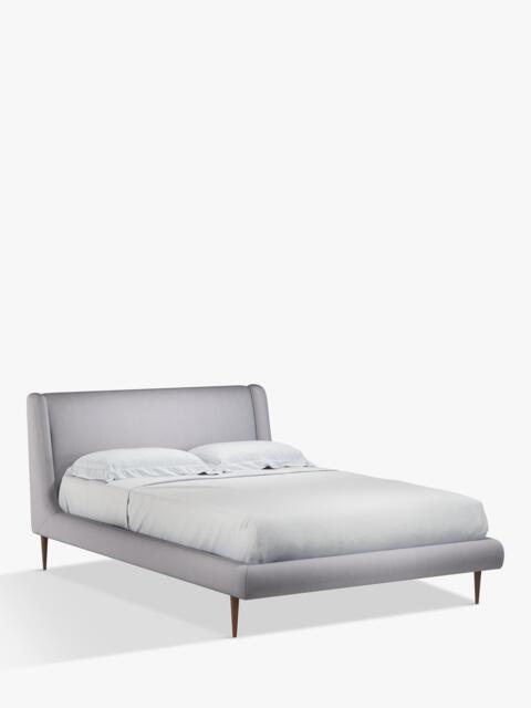 John Lewis Mid-Century Sweep Upholstered Bed Frame, Double - image 1