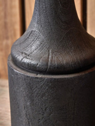 Pacific Marin Black Wooden Table Lamp, Black - thumbnail 5