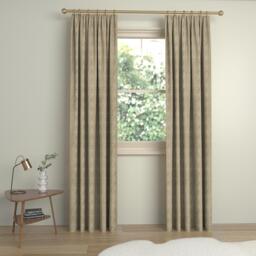 John Lewis Brushed Viscose Blend Pair Blackout Lined Pencil Pleat Curtains - thumbnail 2