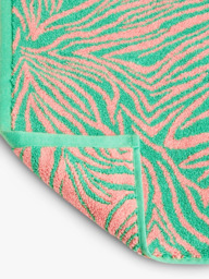 John Lewis + Matthew Williamson Zebra Bath Mat, Pink/Green - thumbnail 2
