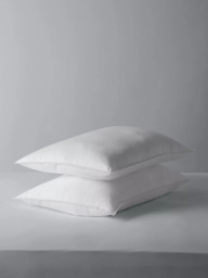 John Lewis Synthetic Soft Touch Washable Standard Pillow Pair, Medium - thumbnail 1