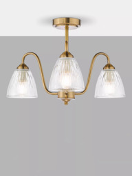 Där Glynis 3 Arm Semi Flush Ceiling Light - thumbnail 1