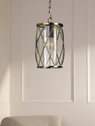 Laura Ashley Beckworth Pendant Ceiling Light, Antique Brass - thumbnail 2