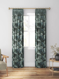 William Morris At Home Acanthus Velvet Made to Measure Curtains or Roman Blind, Indigo - thumbnail 3