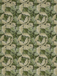 William Morris At Home Acanthus Velvet Made to Measure Curtains or Roman Blind, Indigo