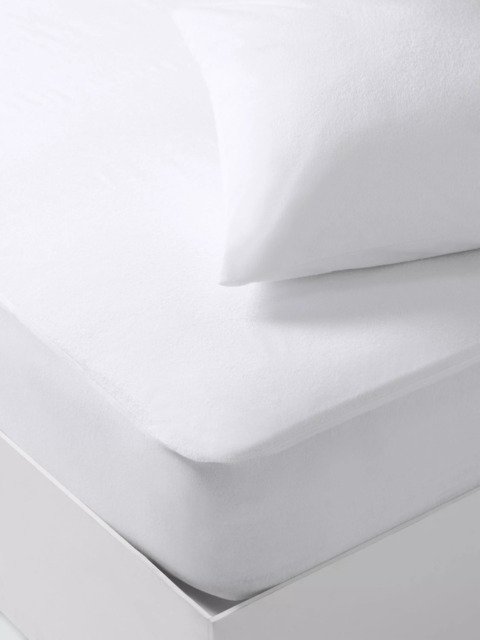 John Lewis Children's Micro-Fresh® Waterproof Terry Towelling Mattress and Pillow Protector Set, Single - image 1