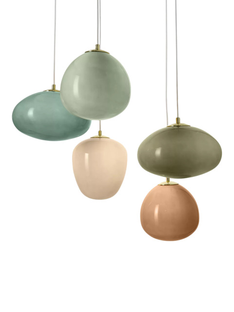 MADE Adrienne 5 Light Cluster Pendant Ceiling Light, Green - image 1
