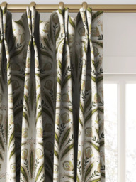 Clarke & Clarke Attingham Made to Measure Curtains or Roman Blind, Sage/Blush - thumbnail 4